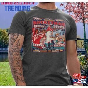 Rocketman Shirt Pinball Wizard Tshirt Music